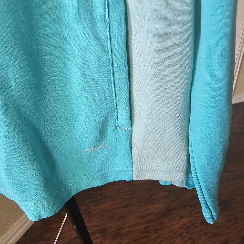 Versace Sport Turquoise Full-Zip Jacket XL - Picture 4 of 12